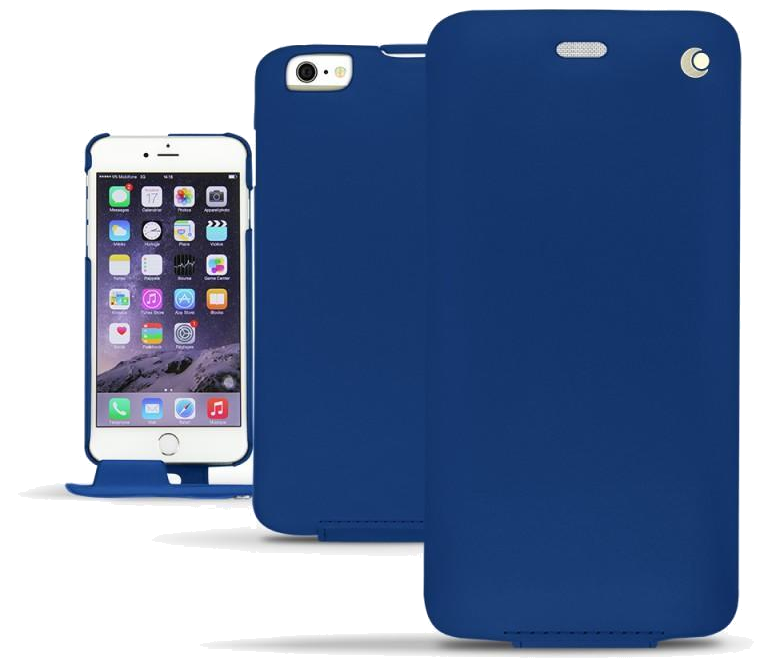 Housse cuir Apple iPhone 6S Plus - Rabat vertical - Bleu océan ( Nappa - Pantone #003da5 ) - NOREVE
