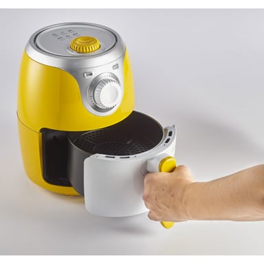 Ariete 4615/00 Unique 2 L Autonome 1000 W Friteuse d'air chaud Jaune