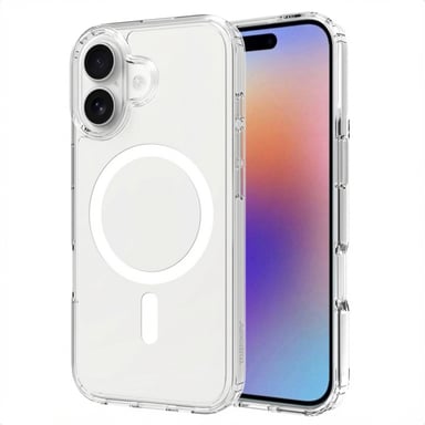 Accezz Coque arrière Xtreme Impact avec MagSafe pour Apple iPhone 17 - Transparent