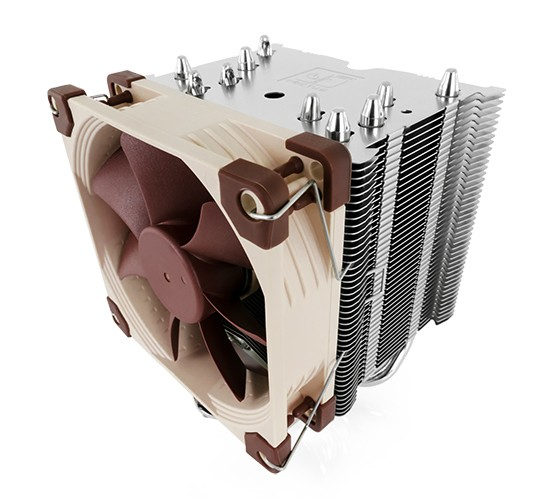 Noctua NH U9S Refroidisseur de processeur pour : LGA1700 LGA1200 LGA1156 LGA1155 LGA1151 LGA1150 LGA2066 LGA2011 0 LGA2011 3 Square ILM AM4 AM5 aluminium et cuivre 92 mm - vue 5