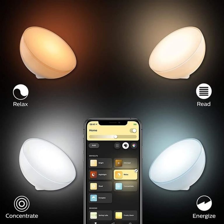 Lampe Portable Connectée Philips Hue Go – 6 W, Lumière Blanche et Couleur, Compatible Bluetooth - vue 6