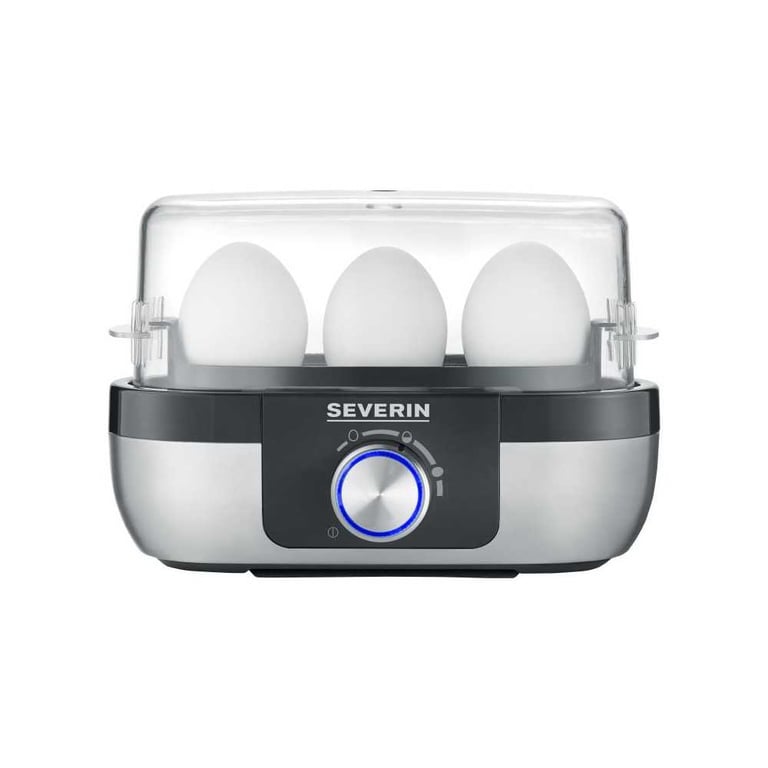 Cuiseur à œufs Severin EK 3163 3 œufs 270 W Inox/Noir - Neuf