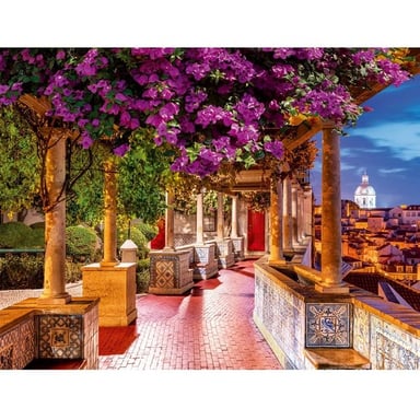 Puzzle Nathan 2000 - El Mirador de Santa Luzia en Lisboa