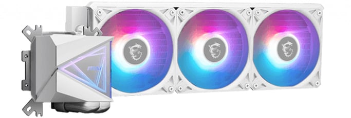 MSI MAG Coreliquid I360 WHITE Processore All-in-One Raffreddatore a liquido 12 cm Bianco 1 pezzo