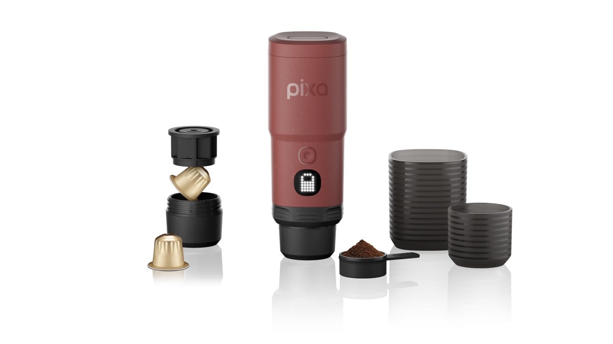 WACACO Pixapresso Machine Espresso Portable – 20 bars café moulu + capsules inclus rechargeable USB C idéale voyage & nomade Neuf - vue 3