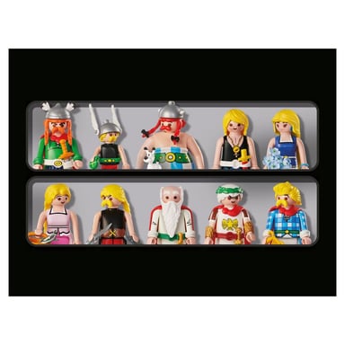 Coffret Playmobil Astérix : César et les irréductibles Gaulois avec 10 personnages emblématiques