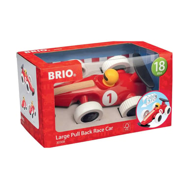 Voiture de Course Rétrofriction 30308 - Jouet en Bois pour Enfants
