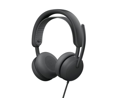 Logitech Zone Wired 2 Casque Avec fil Arceau Appels/Musique USB Type-C / USB Type-A Graphite