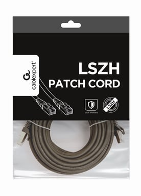 Gembird PP6A-LSZHCU-BK-10M câble de réseau Noir Cat6a S/FTP (S-STP)