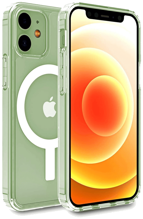 Coque Silicone Aimant pour IPHONE 11 Magnetique Magsafe Transparente