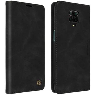 Funda Xiaomi Redmi Note 9S / 9 Pro / 9 Pro Max Cartera F. Soporte – Negro