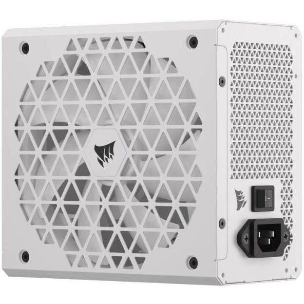 CORSAIR - Bloc d'alimentation - RM750x Shift White Cybenetics - ATX entierement modulaire - Certifié Gold 80 Plus - 750 watts - Neuf