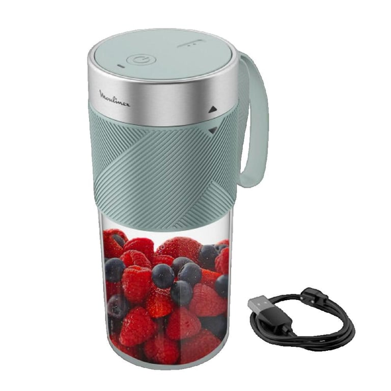 Mixeur Portable Moulinex LM1C0410 – 300ml, 1200mAh, 40s Mixage Silencieux - vue 4
