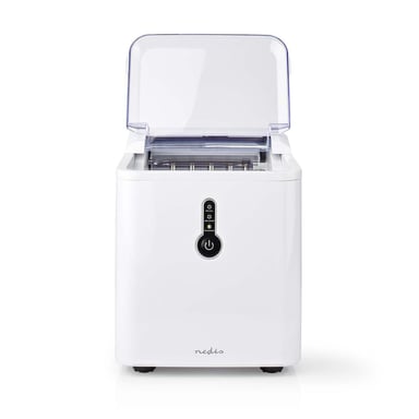 Machine à Glaçon 1,5L Jusqu'à 12 kg de Glaçons Par Jour Blanc