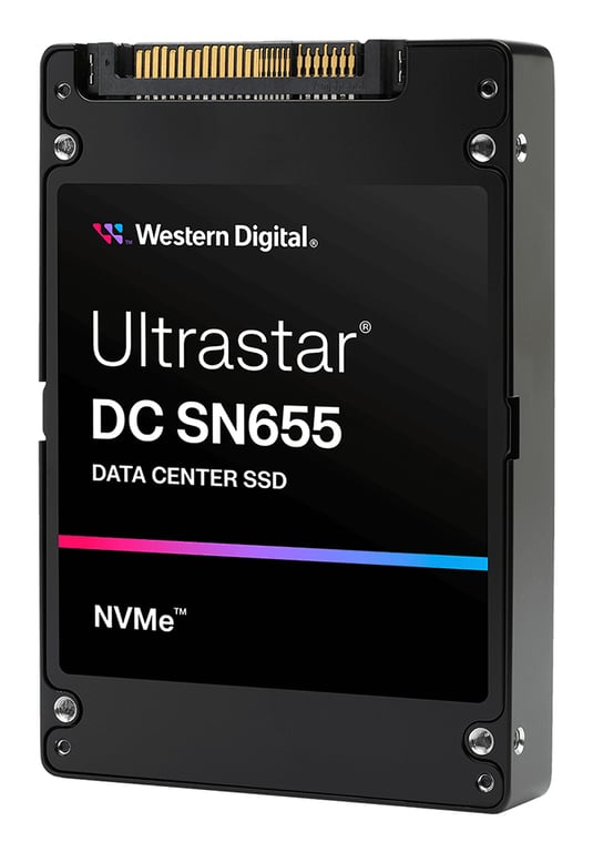 WESTERN DIGITAL Ultrastar DC SN655 SSD U.3 3.84To PCIE TLC BICS5 TCG Neuf - vue 2