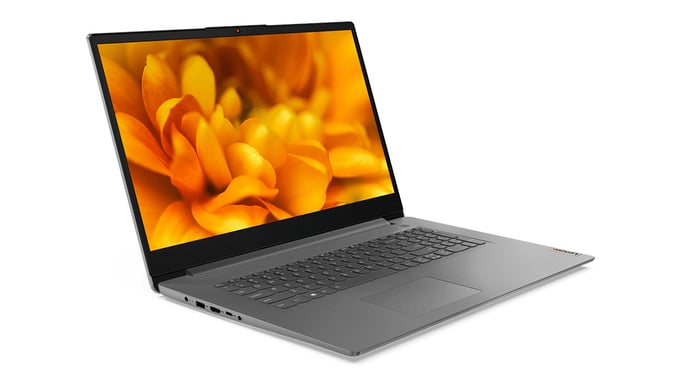 Lenovo IdeaPad 3 Intel® Celeron® 6305 Ordinateur portable 43,9 cm (17.3'') HD+ 4 Go DDR4-SDRAM 128 Go SSD Wi-Fi 6 (802.11ax) Windows 11 Home in S mode Gris