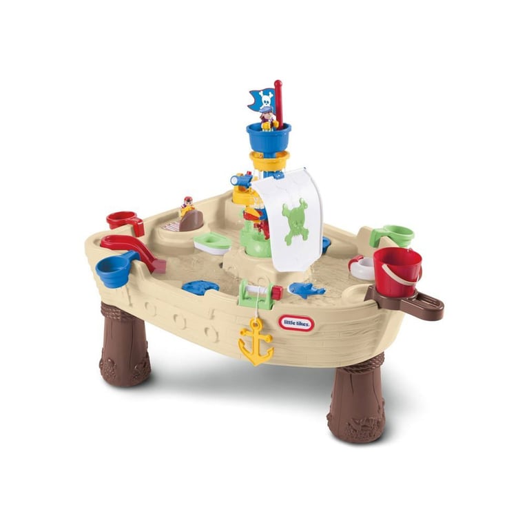 Table de jeu d'eau pirate Little Tikes Anchors Away avec canon et moulin Neuf