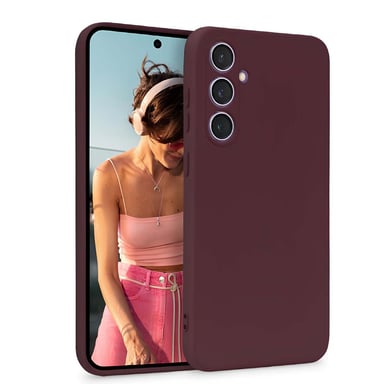 Crong Funda para Galaxy S23 FE de silicona suave a prueba de golpes Morado