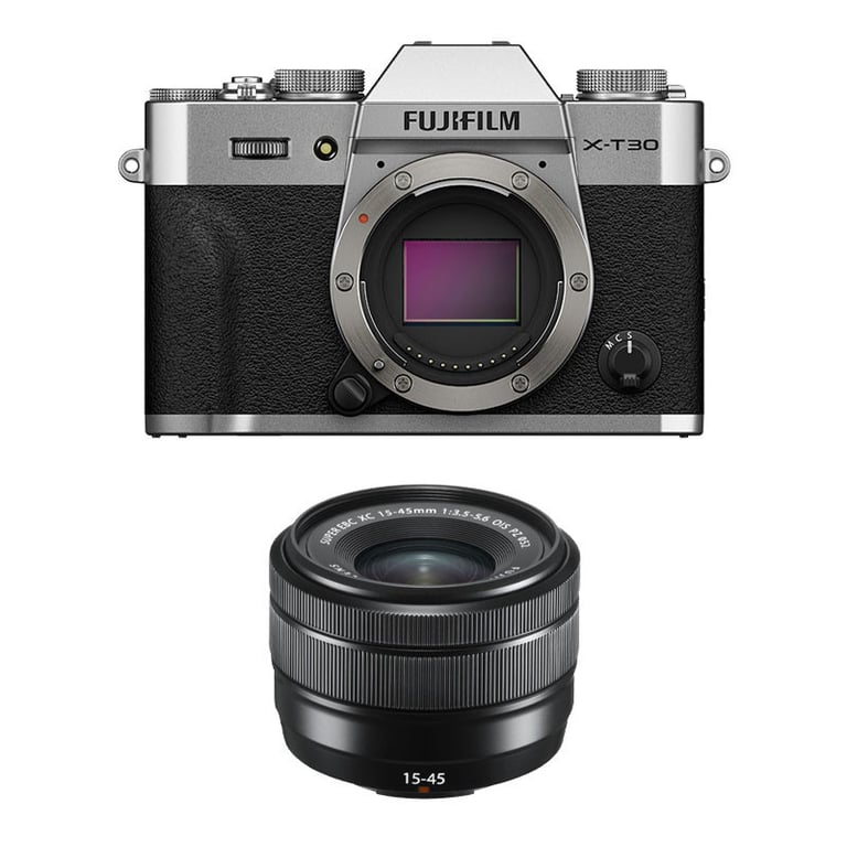 FUJIFILM X-T30 III ARGENT + Objectif 15-45mm f/3.5-5.6 OIS