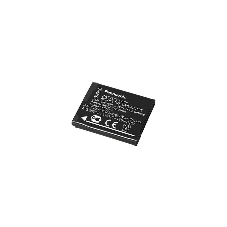 Batterie d'appareil photo Panasonic DMW-BCL7E Lithium-ion 3,6V 690mAh Noir
