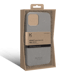 Carcasa antibacteriana vegana orgánica 100% cero residuos para Apple iPhone 12/12 Pro, gris lava