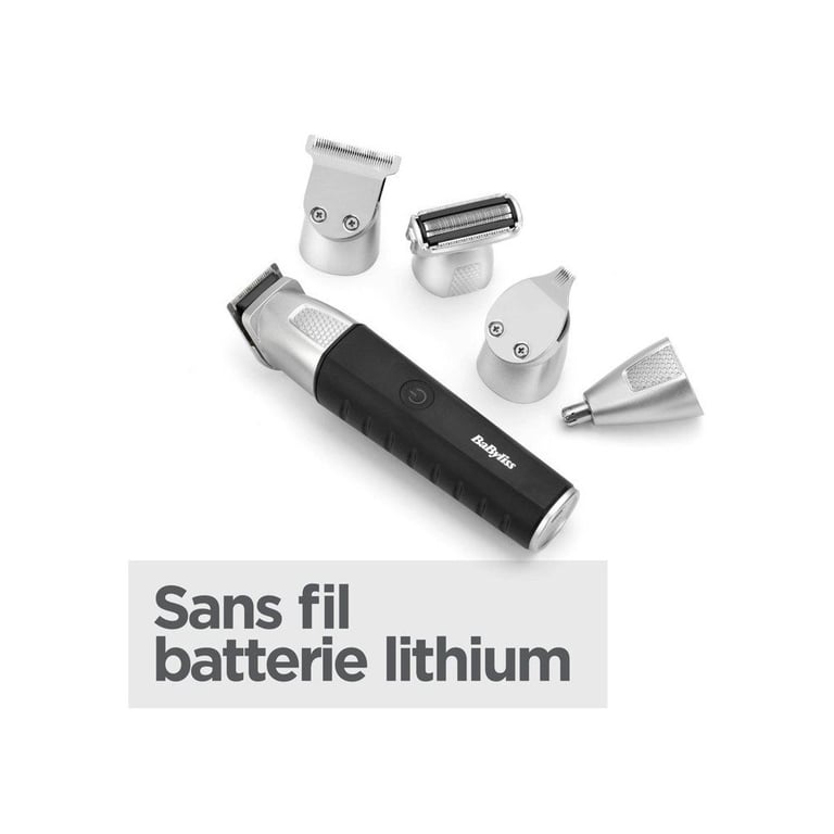 Tondeuse multifonction 11 en 1 BABYLISS P1363E Batterie lithium Waterproof Kit complet - vue 4
