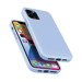 Custodia antiurto in morbido silicone gel per Apple iPhone 12/12 Pro, blu lilla