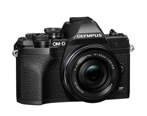 Olympus OM-D E?M10 Mark IV + ED 14-42mm F3.5-5.6 EZ 4/3'' MILC 20,3 MP Live MOS 5184 x 3888 Pixeles Negro