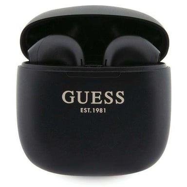 TWS Guess Classic EST Logo cuffie wireless nere