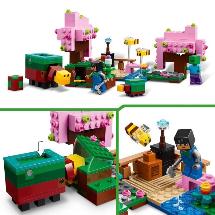 Lego Minecraft Le Jardin Des Cerisiers En Fleurs 21260 Lego La Boite - vue 4