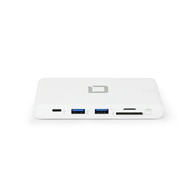 DICOTA D31729 base para portátil y replicador de puertos Blanco