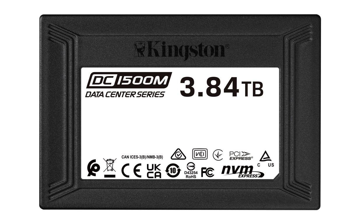 Kingston Technology DC1500M U.2 Entreprise 3 84 To PCI Express 3.0 NVMe 3D TLC Neuf