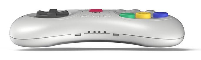Mando Bluetooth de 8 botones 8bitdo M30, blanco compatible con Switch, Android y PC