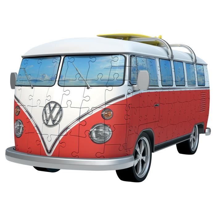 Puzzle 3D 162 pièces : Volkswagen Combi T1 Ravensburger France - vue 2