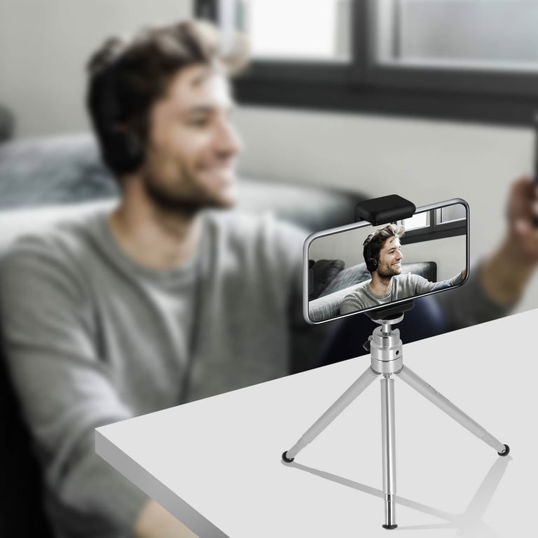 Mini Trépied Smartphone Métal Pieds Extensibles Rotatif 360° Linq Neuf - vue 2