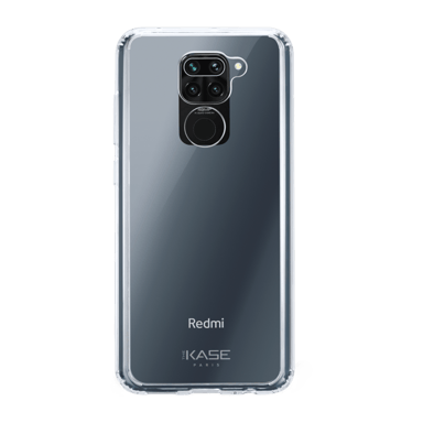 Coque hybride invisible pour Xiaomi Redmi Note 9, Transparente