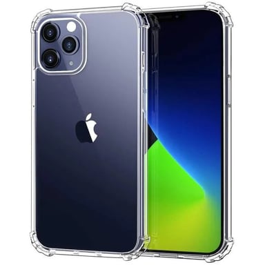 Evetane Apple iPhone 12l12 Pro (6,1 pulgadas) Funda rígida a prueba de golpes con bordes de silicona reforzada patrón transparente