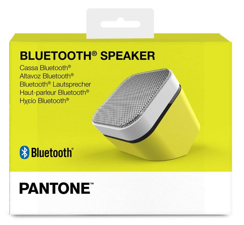 Pantone PT BS003F haut parleur portable et de fête Enceinte portable mono Jaune Neuf - vue 2