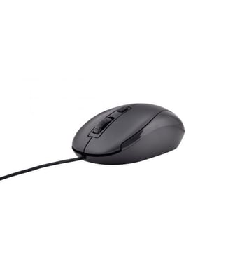 Ratón con cable USB Office10 de Bluestork (negro)