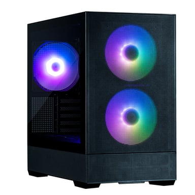 Case PC Mini Tower senza alimentatore - ZALMAN P30 AIR (nero) - Micro ATX/Mini-ITX - 3x140mm A-RGB - Mesh - USB-C/3.0/HD Audio