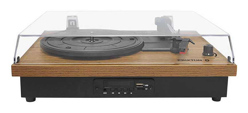 Tourne-Disque Prixton TS420 – Bluetooth, USB, Radio FM, 10 W - vue 4