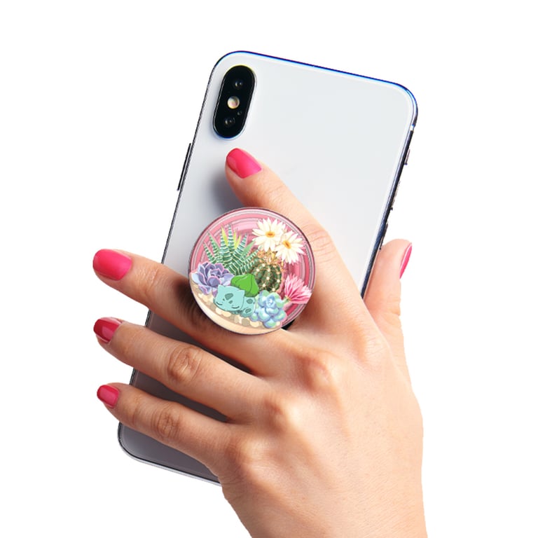 Pop Grip pour Smartphones Standard Bulbasaur Terrarium de Pokémon Neuf - vue 3