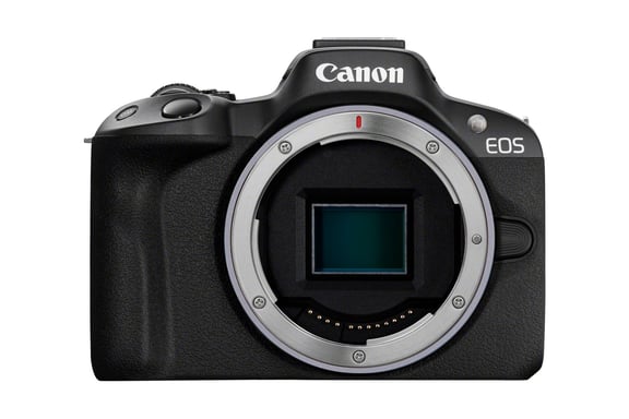 Canon EOS R50, Black + RF-S 18-45 IS STM + RF-S 55-210mm F5-7.1 IS STM Kit MILC 24,2 MP CMOS 6000 x 4000 pixels Noir
