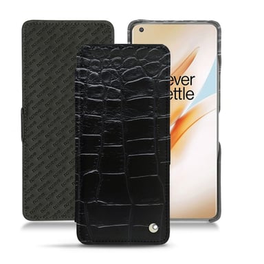 Housse cuir OnePlus 8 Pro -  - Noir - Cuir Abaca