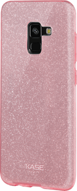 Carcasa brillante delgada para Samsung Galaxy A8 (2018), oro rosa