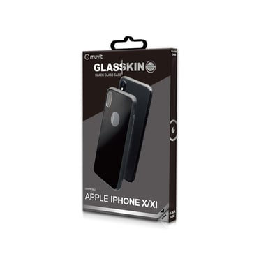 Funda Glasskin Glass Negra: Apple Iphone X/Xs