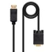 Nanocable 10.15.4401 cable de vídeo y adaptador 1 m DisplayPort VGA (D-Sub) Negro