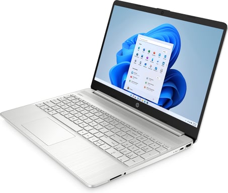 HP 15s-eq2195ns AMD Ryzen™ 5 5500U Portátil 39,6 cm (15.6'') Full HD 8 GB DDR4-SDRAM 512 GB SSD Wi-Fi 5 (802.11ac) Windows 11 Home Plata - QWERTY Español