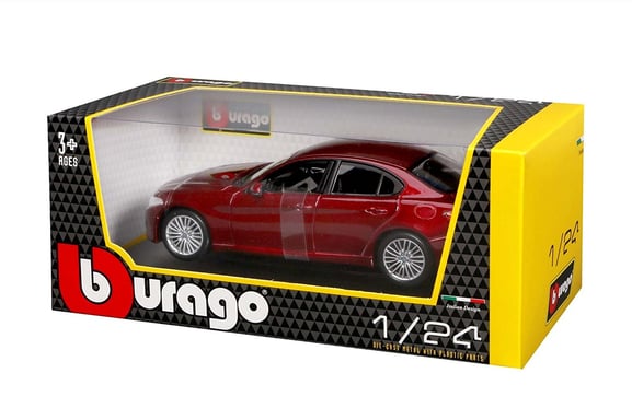 BBURAGO Alfa Romeo Giulia 2016, 1:24 Modello di auto sportiva preassemblato