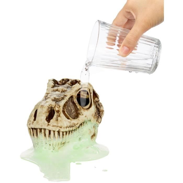 GrossMos - Tete de dinosaure géante - Découvre tes mini dinosaures dans le slime - 4 modeles a collectionner - Aléatoire - Neuf